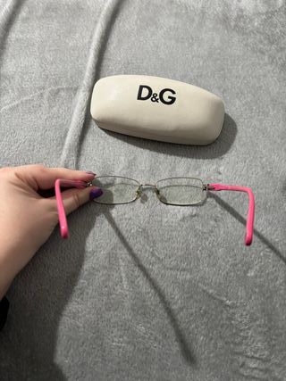 Occhiali Dolce e Gabbana  Rosa Vintage Y2K