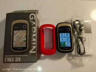 Garmin eTrex 32x Nuevo + Funda + Protector