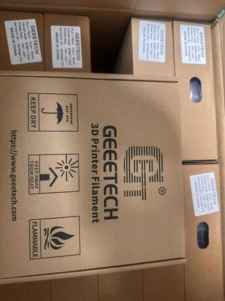 Pack 5kg Filamento PLA GEETECH Negro