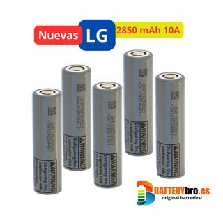 Celdas LG INR18650 M29 2850 mAh 10A