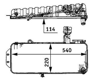 Deposito de compensacion MERCEDES Axor