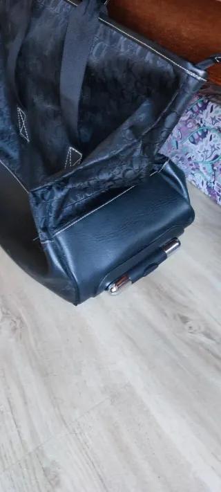 Bolso viaje logo Calvin Klein negro