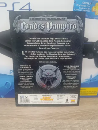 Warhammer Condes Vampiro Suplemento