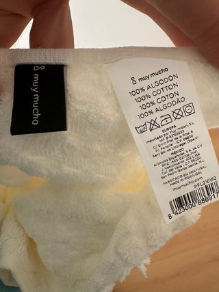 Pack 6 Toallas Baño Muy Mucho Beige Algodón