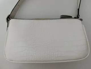 Bolso de hombro blanco Stradivarius
