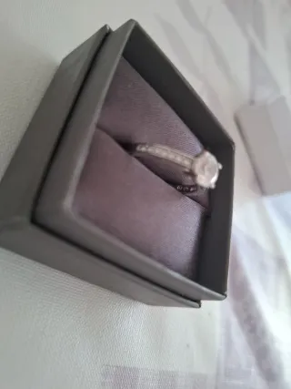 Anillo Swarovski Plata Talla M