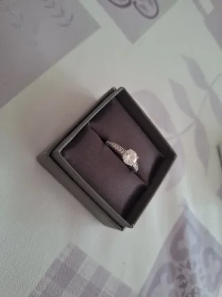 Anillo Swarovski Plata Talla M