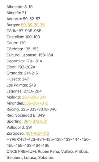 Cambio Cromos Liga Hypermotion 2025/2026