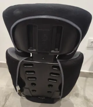 Sillón coche para niños gris y negro