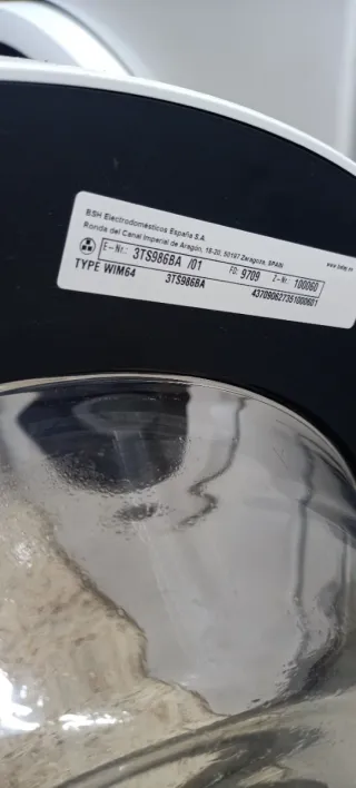 LAVADORA CARGA FRONTAL SIEMENS 8 KG A+++ RPM 1400