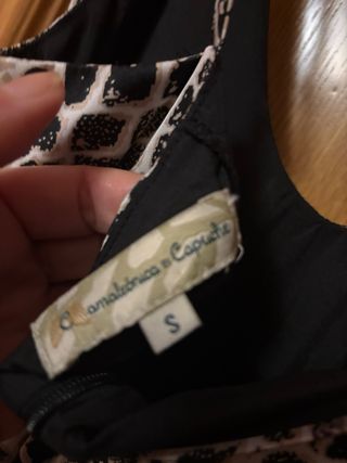 Vestido largo Camaleonica Beige Multicolor Talla s