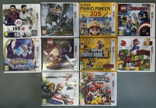 Pack 9 Juegos Nintendo 3DS