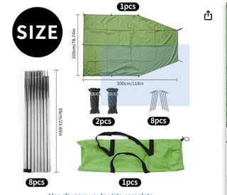 Toldo para coche 300x200cm