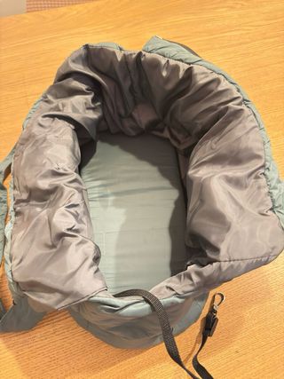 Bolso transportín impermeable gris/verde