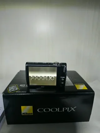 Nikon Coolpix S230 digicam Y2K full set + SD 8GB