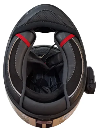 Casco HJC RPHA 12 Talla S Beige + Intercom