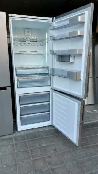Nevera inoxidable seminueva con garantia