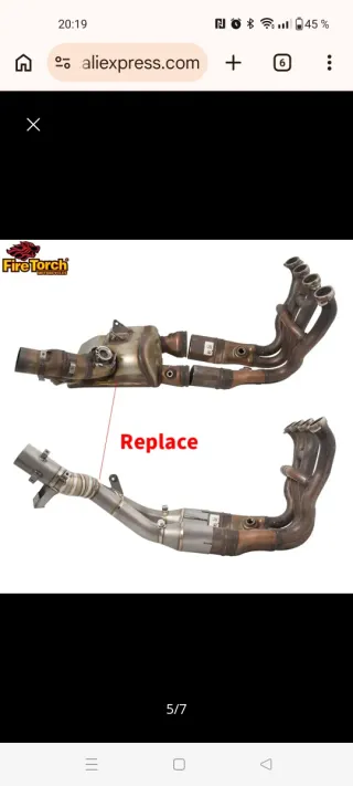 Supresor catalizador BMW S1000