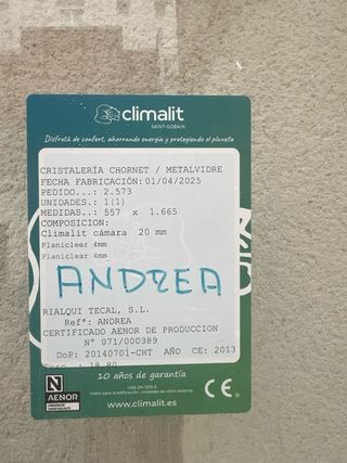 Cristales Climalit 4+20+4 mm