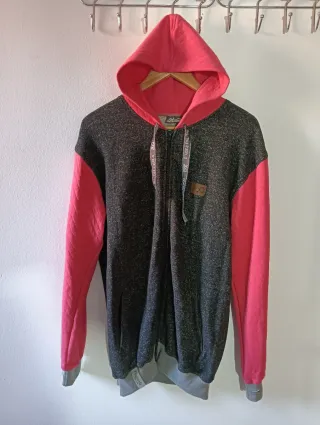 Sudadera 360 Negra y Rosa Talla M