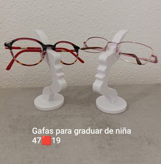 Gafas graduar niña multicolor y rojo