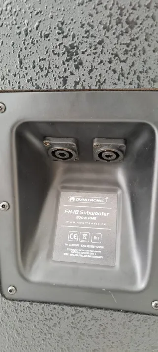 Caja de subwoofer profesional FH-18