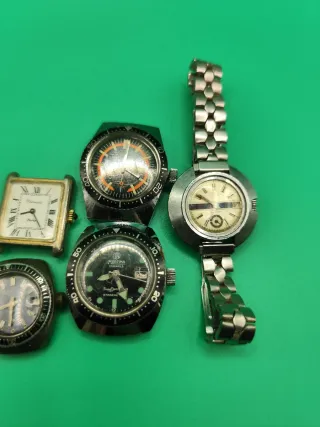 Lote 5 orologi meccanici vintage