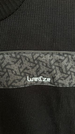 Jersey Wedze Negro Cuello Alto