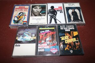 Pack 7 Cassettes Rock