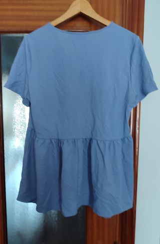 Camiseta premamá Primark Talla M Azul