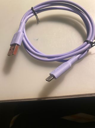 Cable Cargador USB a Micro USB Morado