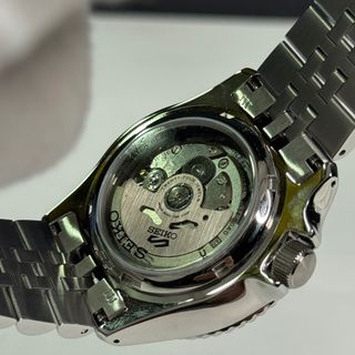 Seiko GMT Batman Reloj Automático Azul Plata