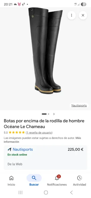 Botas de agua Le Chameau Talla 42