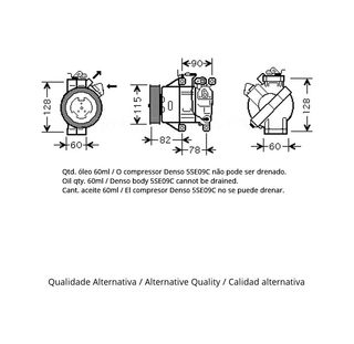 Compresor TOYOTA Yaris 1.0 / 1.3 02-05