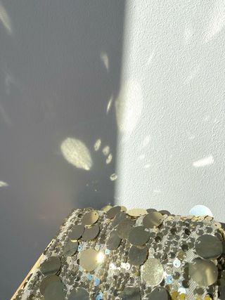 Bolso lentejuelas dorado