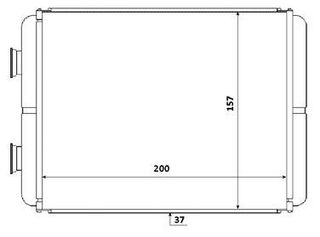 Calefactor TOYOTA Hiace (Sem tubos)