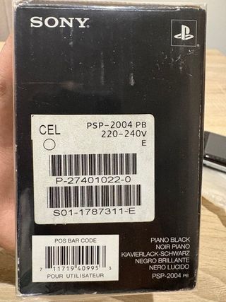 Sony PSP 2000 Piano Black (sin batería)