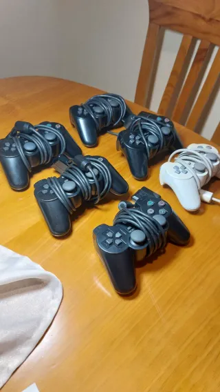 MANDOS PS2 LOTE DE 5