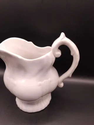 🇪🇦 Jarra de loza Isabelina blanca