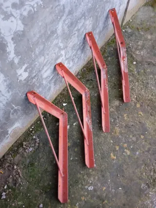 4 Ángulos Reforzados Metálicos para Estantería