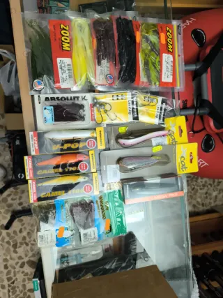 Lote señuelos pesca variados