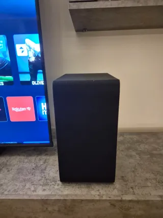 Televisión , parlante y fondo