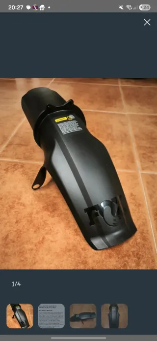 Guardabarros delantero Fox 36/38 XL