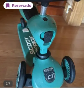 Patín infantil verde SCOOT AND RIDE