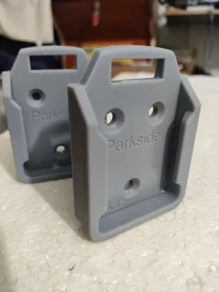 Soporte Batería Parkside Pared