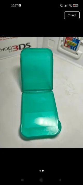 Custodia Memory Card PS1 PlayStation Verde