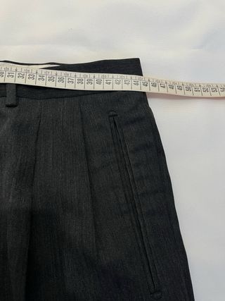 Ermenegildo Zegna Grey Wool Trousers 44 Tailored L