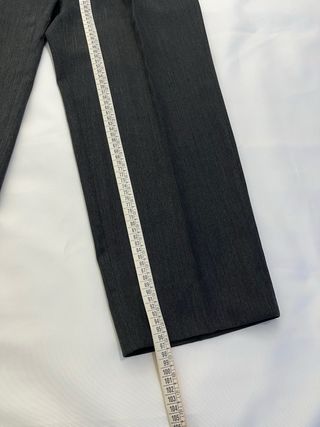 Ermenegildo Zegna Grey Wool Trousers 44 Tailored L