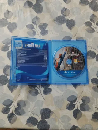 Juego Spiderman para Ps4.