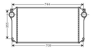 Intercooler TOYOTA Avensis 2.2 D4D 05-